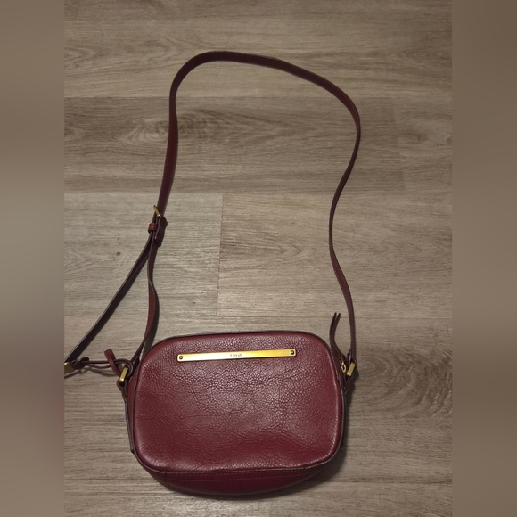 Fossil Women's Burgundy Crossbody Bag - Picture 6 of 6